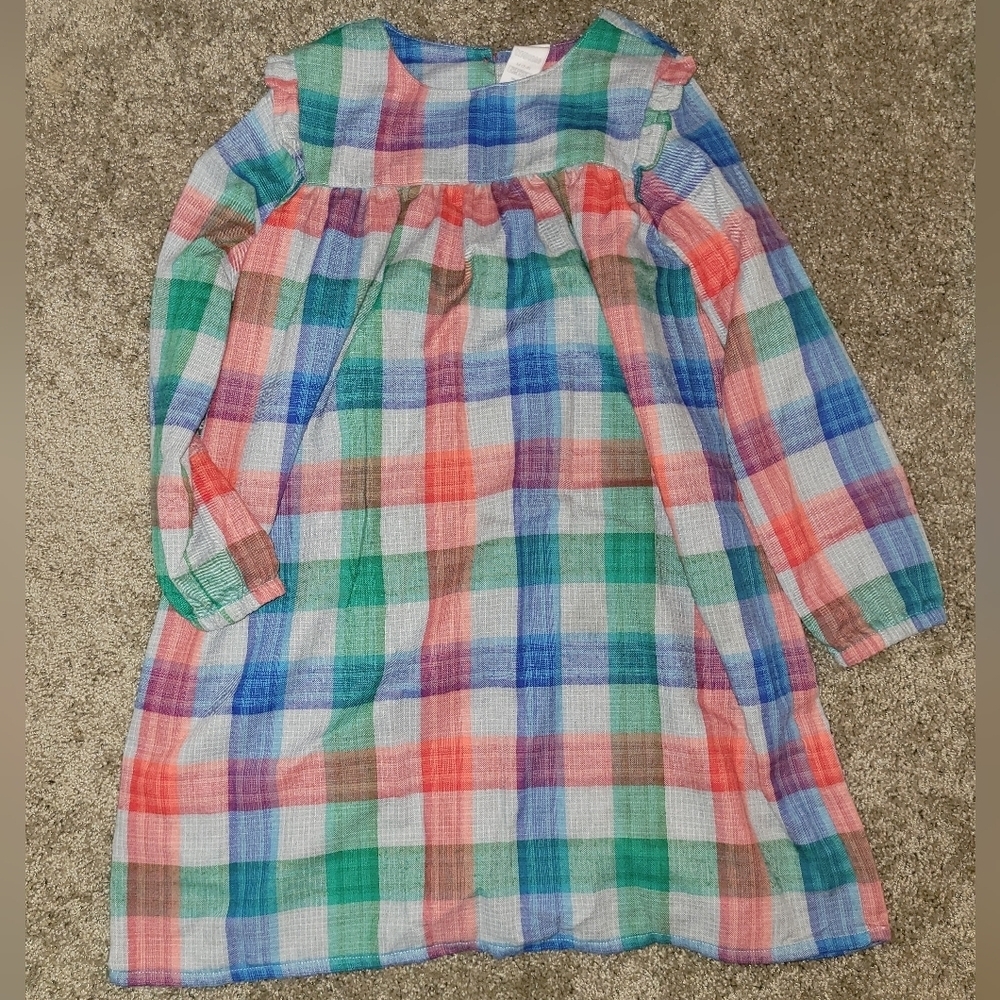 Gymboree Multicolor Plaid Long-Sleeve Nightgown (K1)